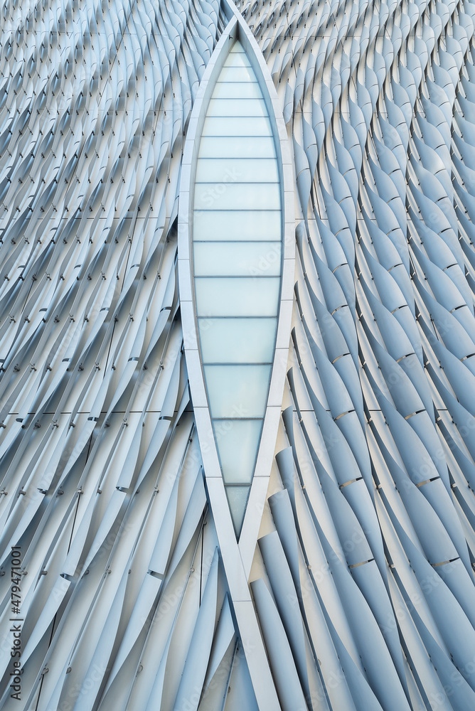 Exterior of modern architecture. Building abstract background pattern Exterior of modern architecture. Building abstract background pattern