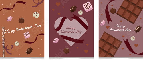 バレンタインデー　イラスト　Valentine's day  