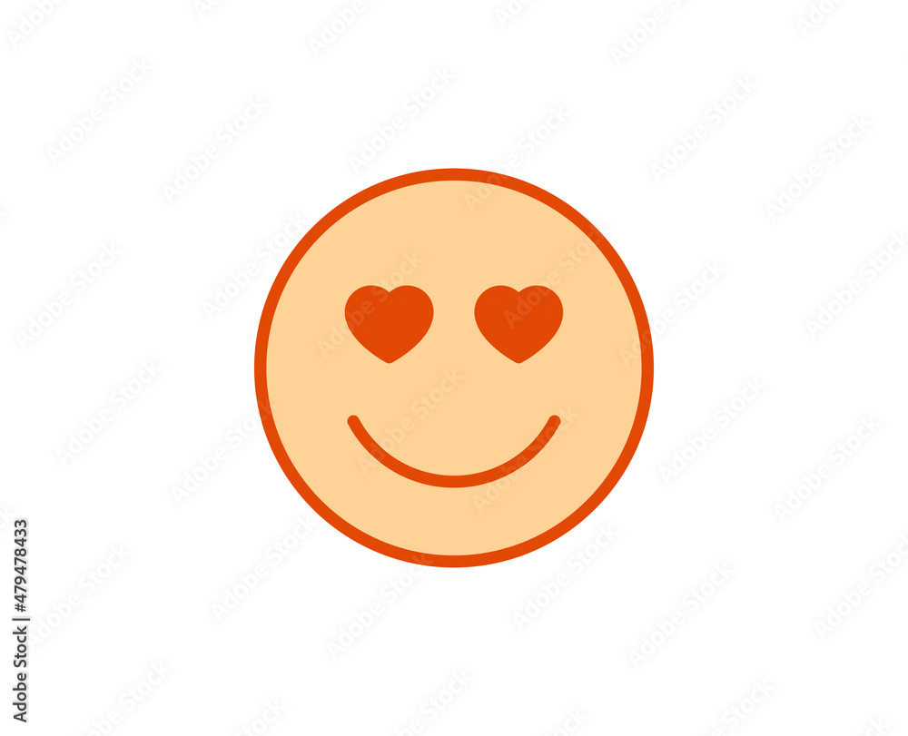 Emoji line icon. High quality outline symbol for web design or mobile app. Thin line sign for design logo. Color outline pictogram on white background