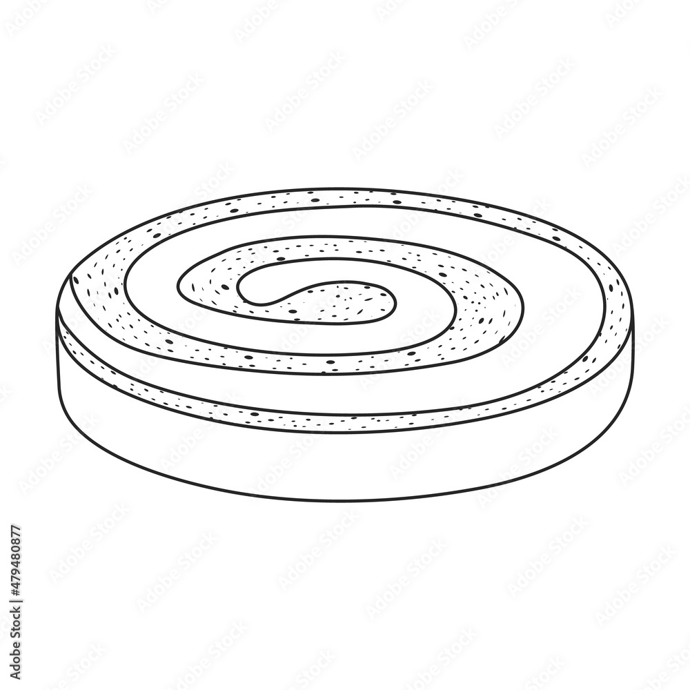 Cookies vector icon.Outline vector icon isolated on white background cookies. Cookies vector icon.Outline vector icon isolated on white background cookies.