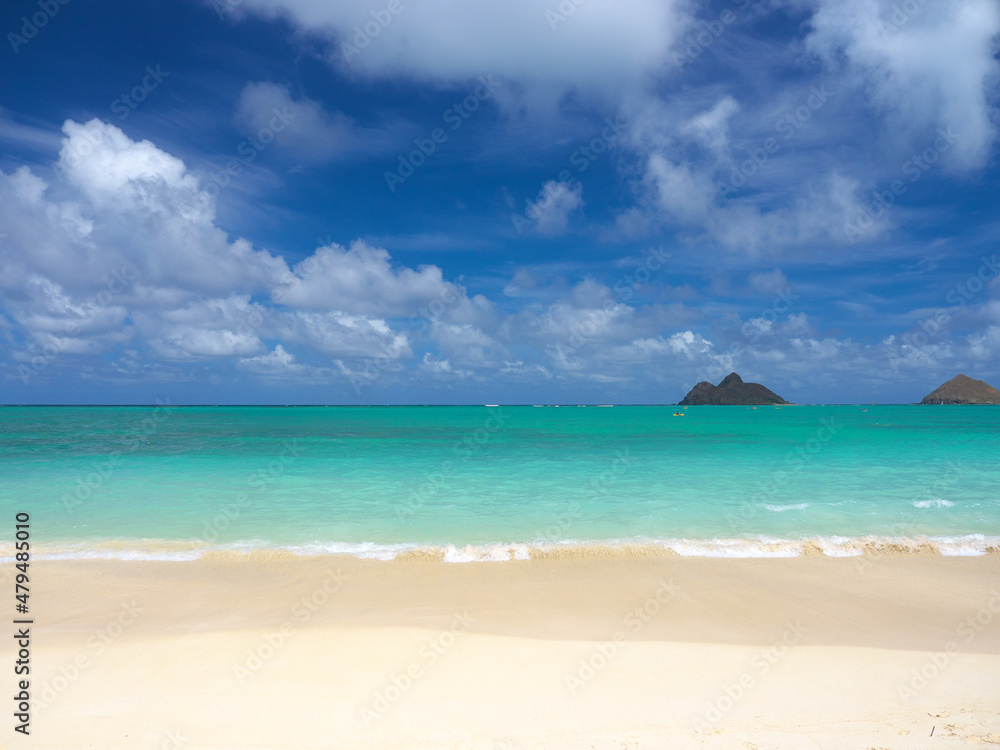 ハワイ オアフ島 ラニカイビーチとモクルア Stock Photo Adobe Stock