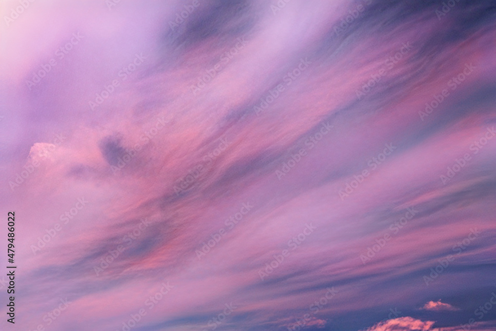 Obraz premium pink clouds, sky background