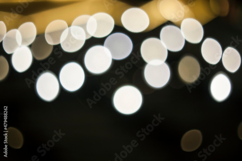 Abstract circular bokeh of light © peterkai