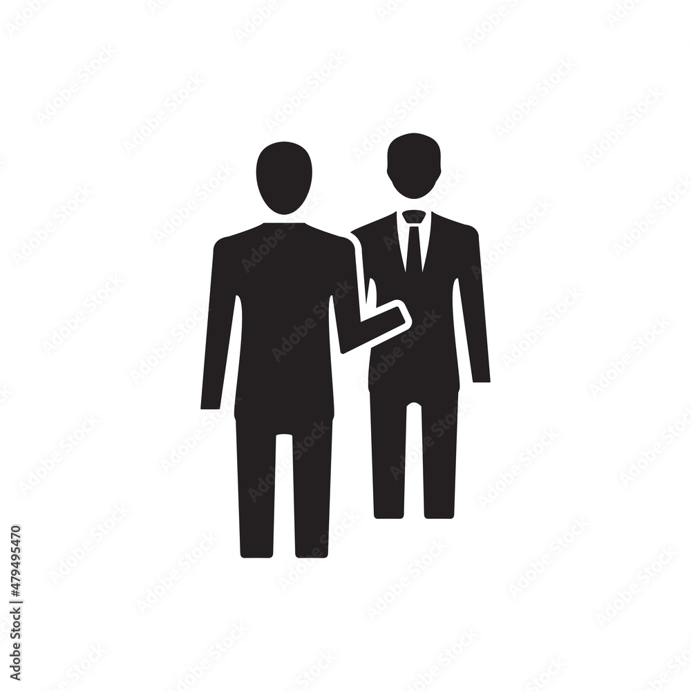 Business deal icon ( vector illustration )