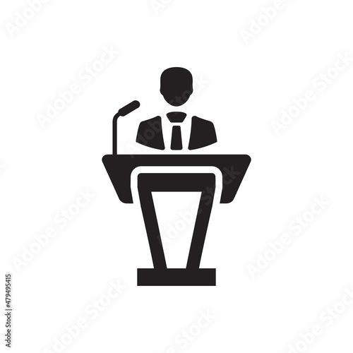 Conference icon ( vector illustration )