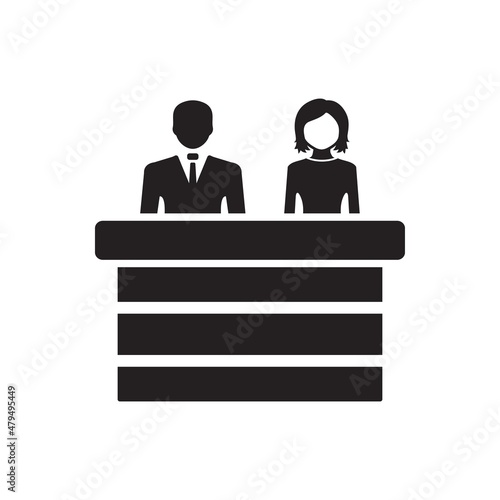 Reception icon ( vector illustration )