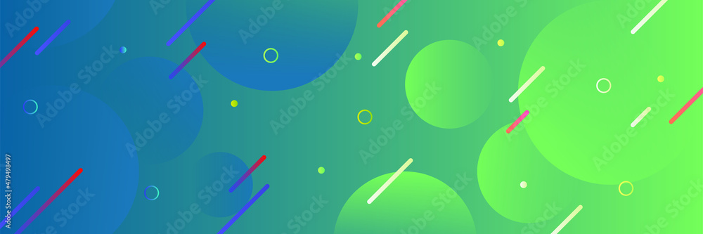 Spread Line gradient blue green colorful Abstract design banner Spread Line gradient blue green colorful Abstract design banner