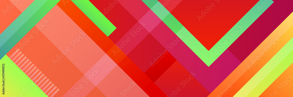 Modern Line gradient red green colorful Abstract design banner Modern Line gradient red green colorful Abstract design banner