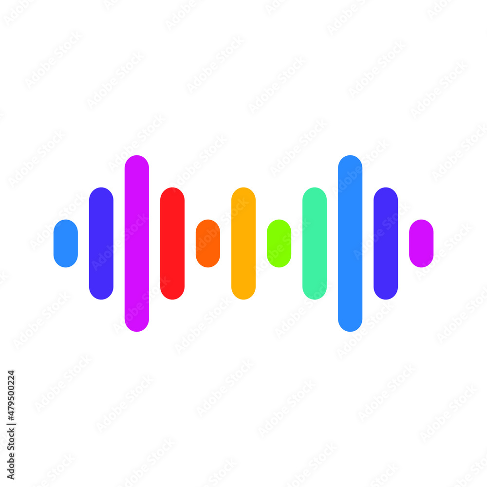 Sound Wave Logo can be used for company, icon, print, and others. Sound Wave Logo can be used for company, icon, print, and others.