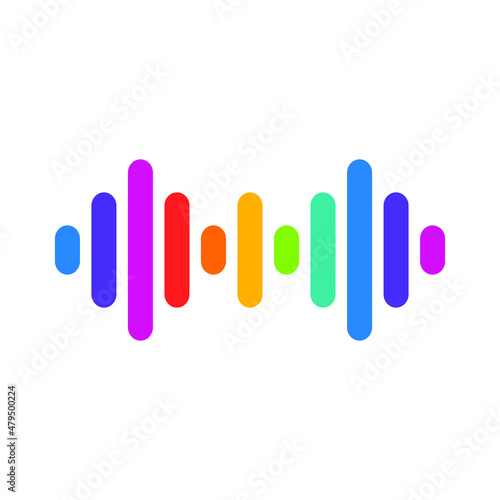 Sound Wave Logo can be used for company, icon, print, and others.