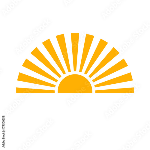 Sun Logo can be used for company  icon  print  tshirt and others.