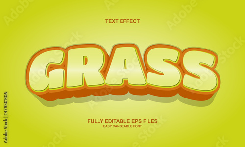 grass text effect editable