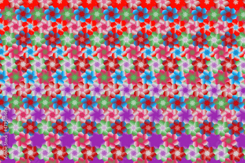 Beautiful colour PATTERN design OF batik ethnic traditional flower floral and leaf illustration for wallpaper background ads or presentation template