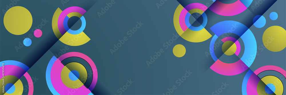 Gradient circle gray purple blue colorful Abstract design banner Gradient circle gray purple blue colorful Abstract design banner