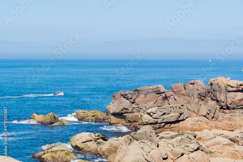 Côte de granit rose en Bretagne