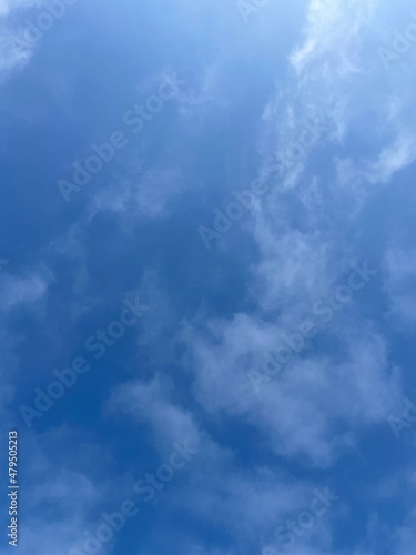 blue sky with light clouds