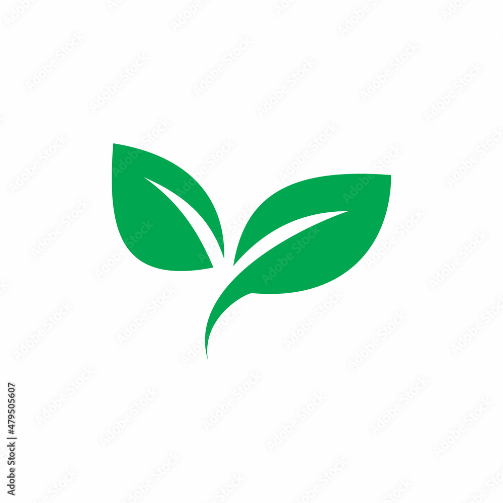 green nature leaf logo design green nature leaf logo design