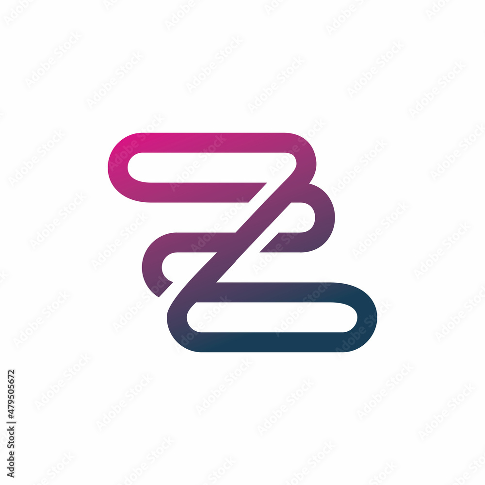 initial z letter logo design initial z letter logo design
