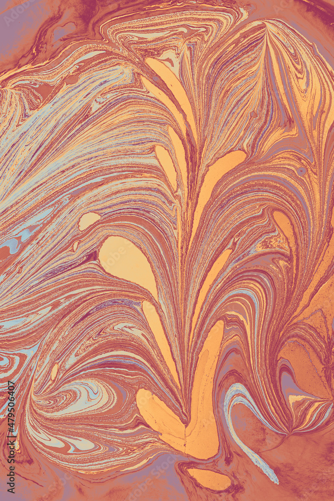 Abstract marble pattern texture. Traditional art of Ebru marbling Abstract marble pattern texture. Traditional art of Ebru marbling