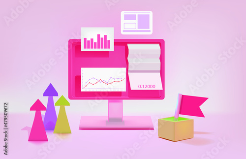 work with data on a computer
