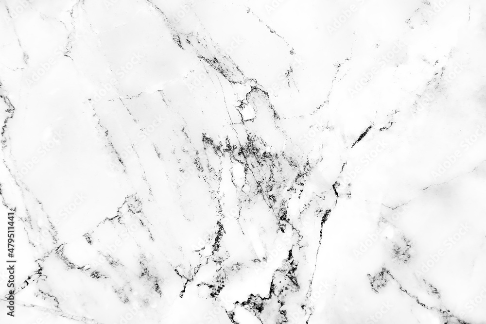 Natural marble white grey with veins curly seamless patterns for floor  background