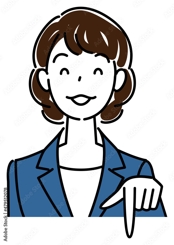 笑顔で下の方向を指差しているスーツ姿の可愛い女性 ビジネスパーソン イラスト ベクター
A pretty woman in a suit, smiling and pointing in the direction below. Business person illustration vector 笑顔で下の方向を指差しているスーツ姿の可愛い女性 ビジネスパーソン イラスト ベクター
A pretty woman in a suit, smiling and pointing in the direction below. Business person illustration vector