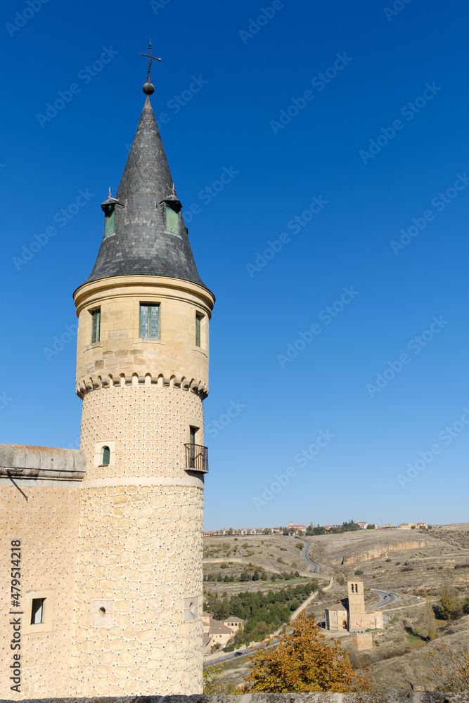 Towers of the Alcazar de Segovia, Spain