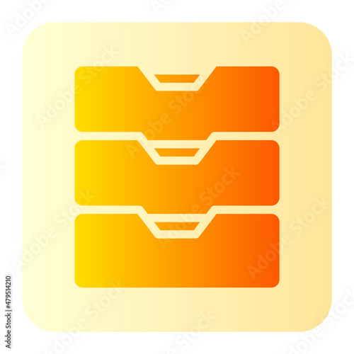drawers gradient icon