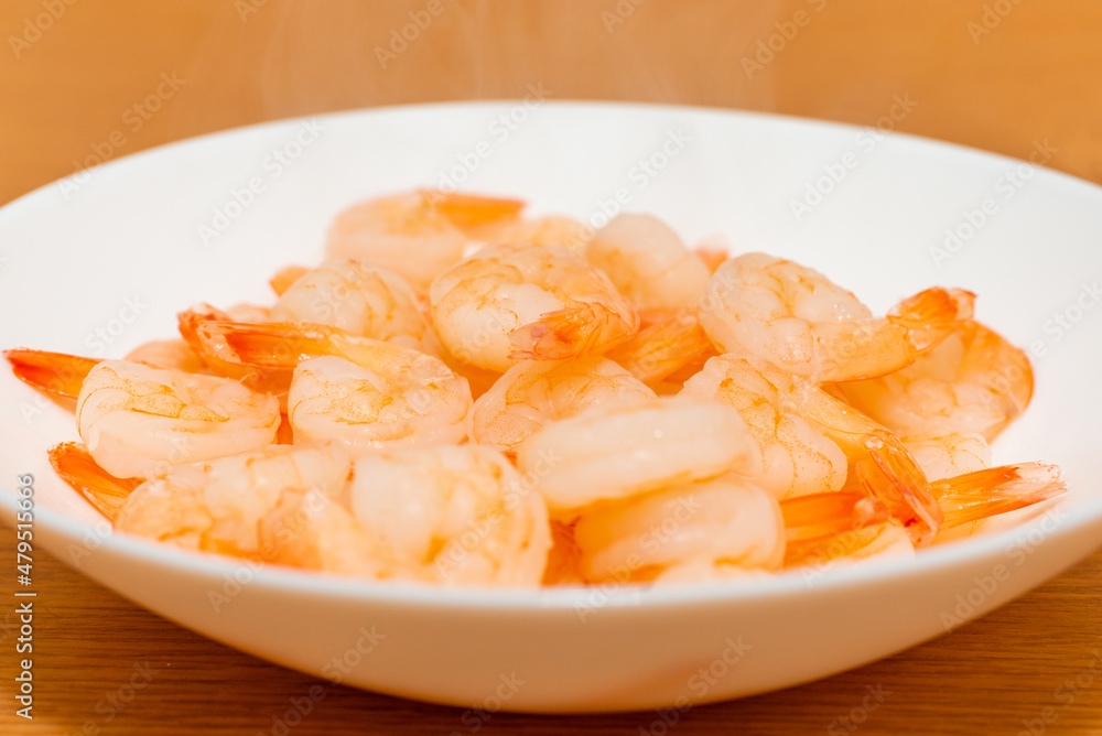 shrimp prawn seafood crustacean on the plate. table meal snack. shrimp prawn seafood crustacean on the plate. table meal snack.