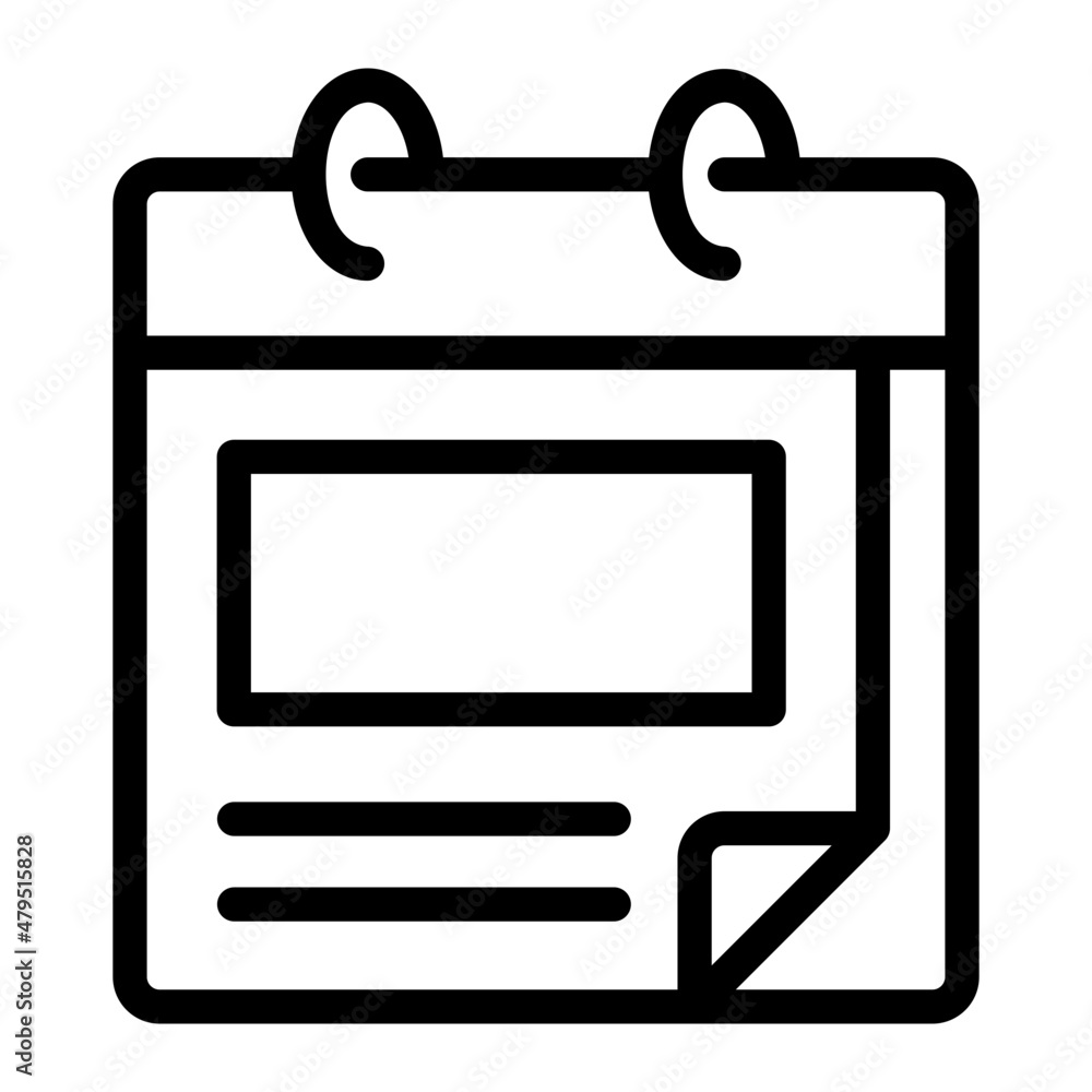 calendar line icon calendar line icon