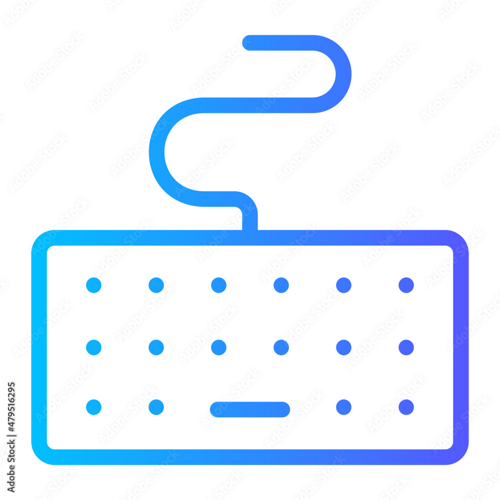 keyboard gradient icon keyboard gradient icon