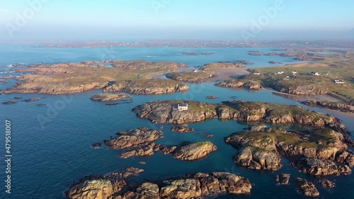 The beautiful Cloughglass bay and beach by Burtonport in County Donegal - Ireland photo