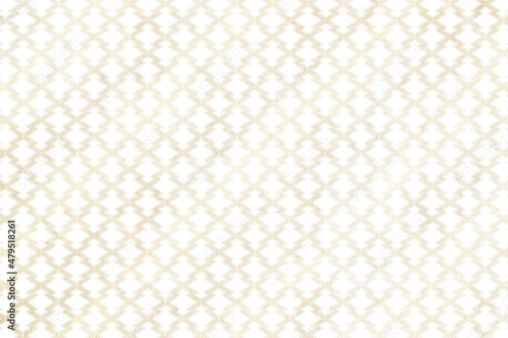 松皮菱の和柄背景素材 金色 和紙風テクスチャ 上品 白 ゴージャス 日本の伝統的な柄 タイル 幾何学 松皮菱の和柄背景素材 金色 和紙風テクスチャ 上品 白 ゴージャス 日本の伝統的な柄 タイル 幾何学