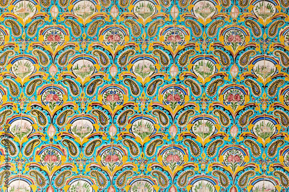 Decorative tilework in Iran Decorative tilework in Iran