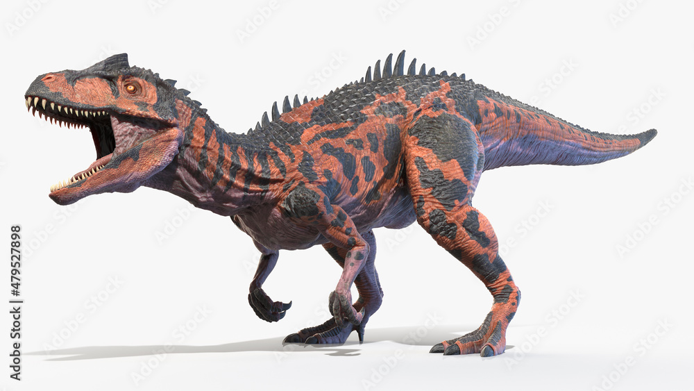 3d rendered illustration of an Allosaurus