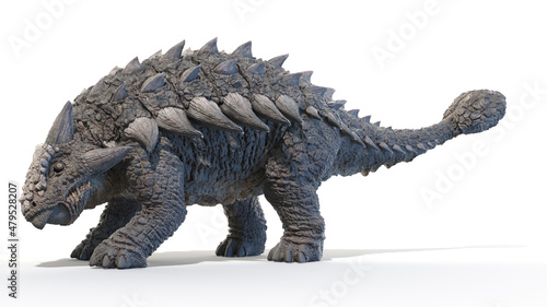 3d rendered illustration of an Ankylosaurus