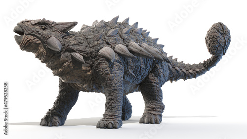 3d rendered illustration of an Ankylosaurus