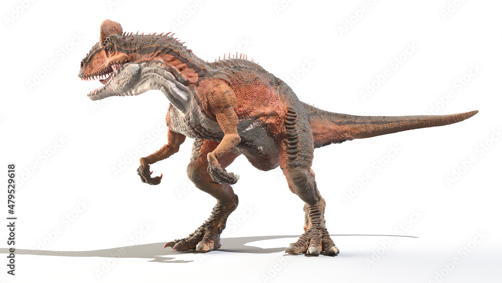 Naklejka 3d wytopione ilustracja kriolofozaura
