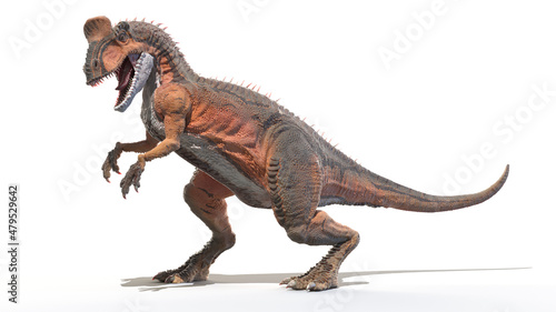 3d rendered illustration of a Cryolophosaurus © Sebastian Kaulitzki