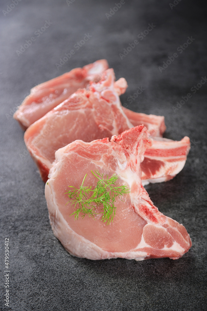 côte de porc
côte de porc