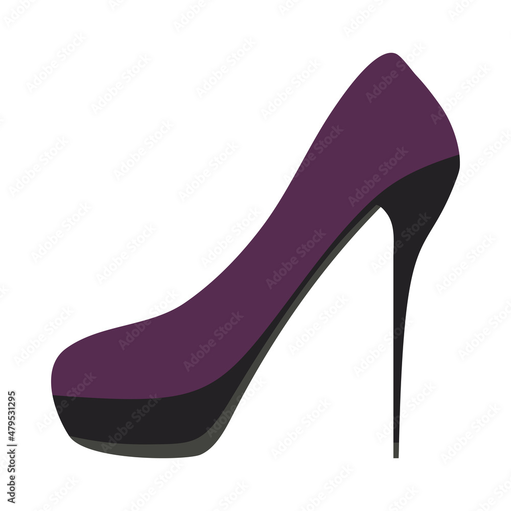 Female Shoe With High Heel Icon Female Shoe With High Heel Icon