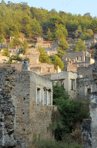 Fethiye Kayaköy stone houses and ruins