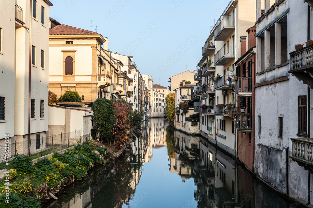 A water channel in Padua, Italy