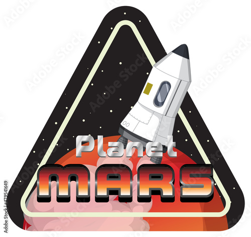 Badge of Planet Mars logo