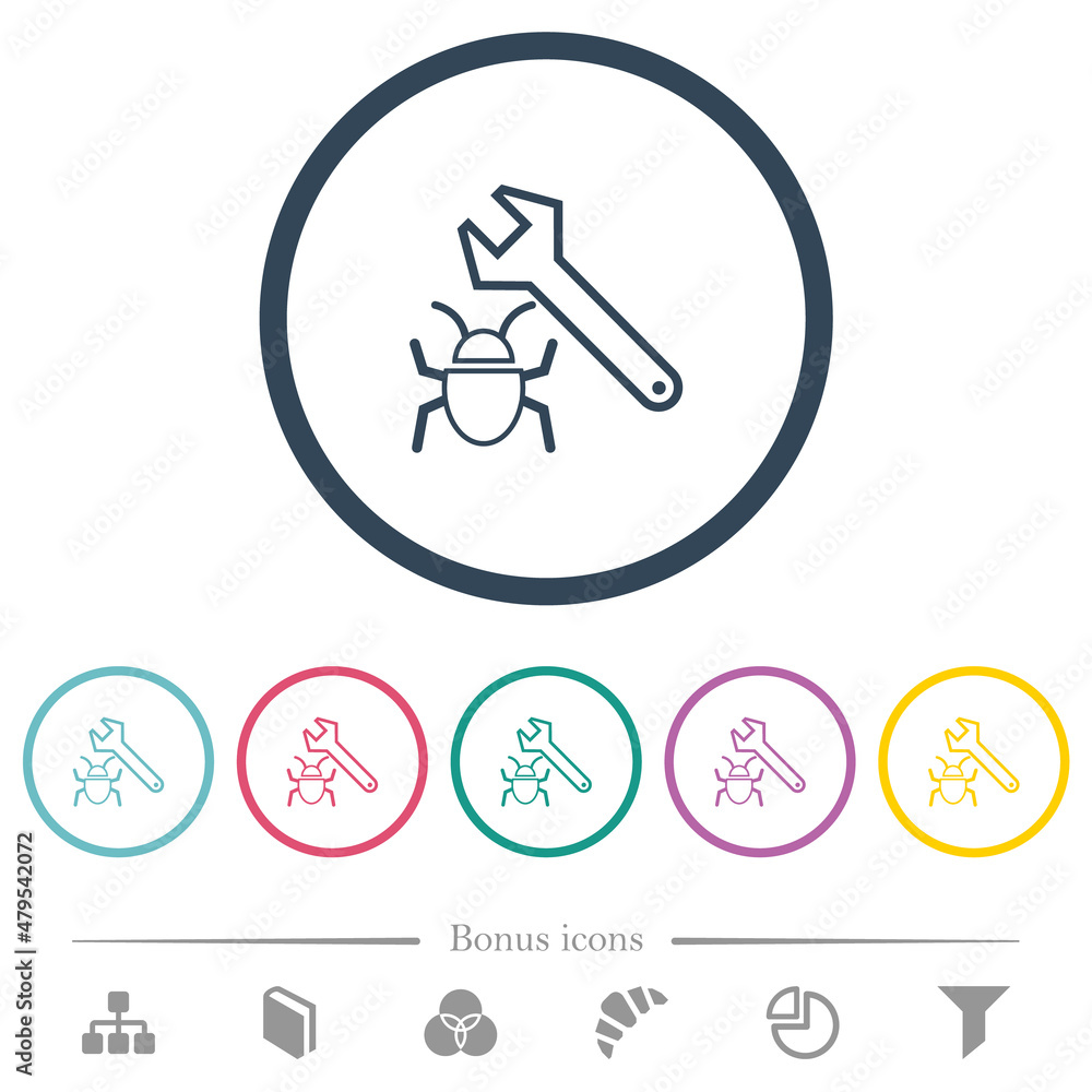 Bug fixing outline flat color icons in round outlines Bug fixing outline flat color icons in round outlines