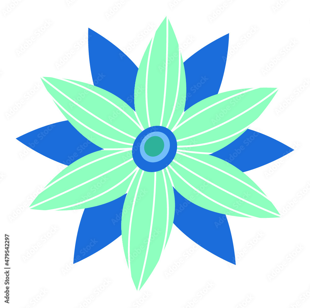 Stylized flower Stylized flower