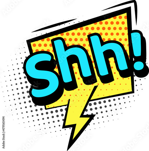 Comic magazine book, speech bubble, sound and emotion. Vector speech bubble and dialog expression message sound illustration