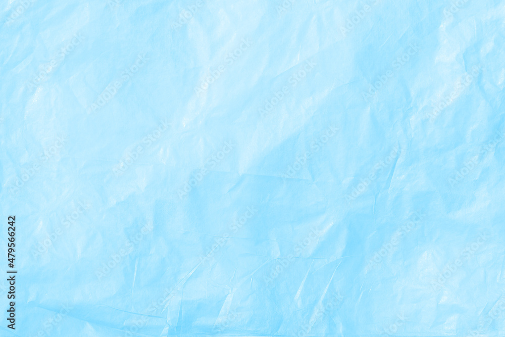 Blue crumpled kraft paper texture for background Blue crumpled kraft paper texture for background