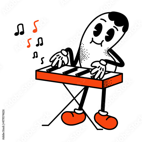 Playing a synthesizer