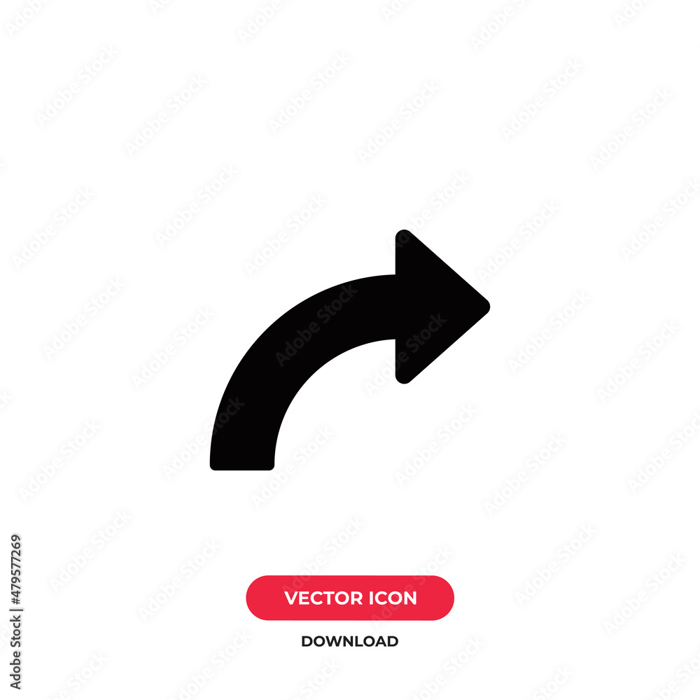 Right arrow icon vector. Right arrow sign Right arrow icon vector. Right arrow sign